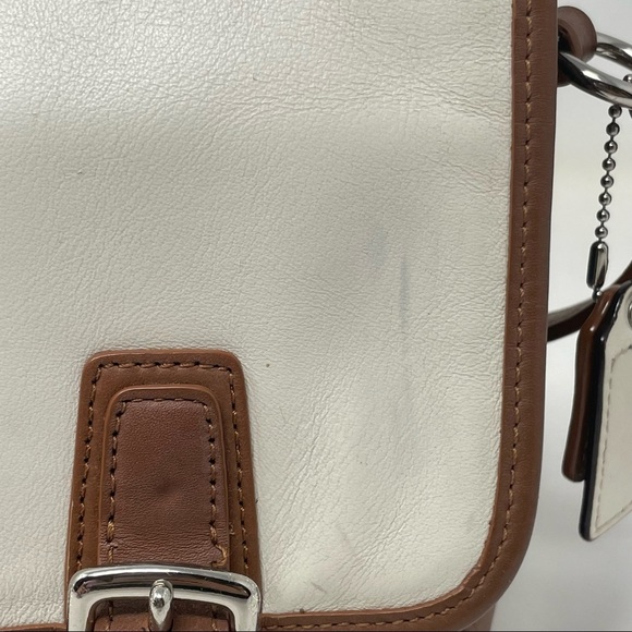 Coach Park Color Block Leather Crossbody Messenger Bag Coastal Nautical - Picture 12 of 13